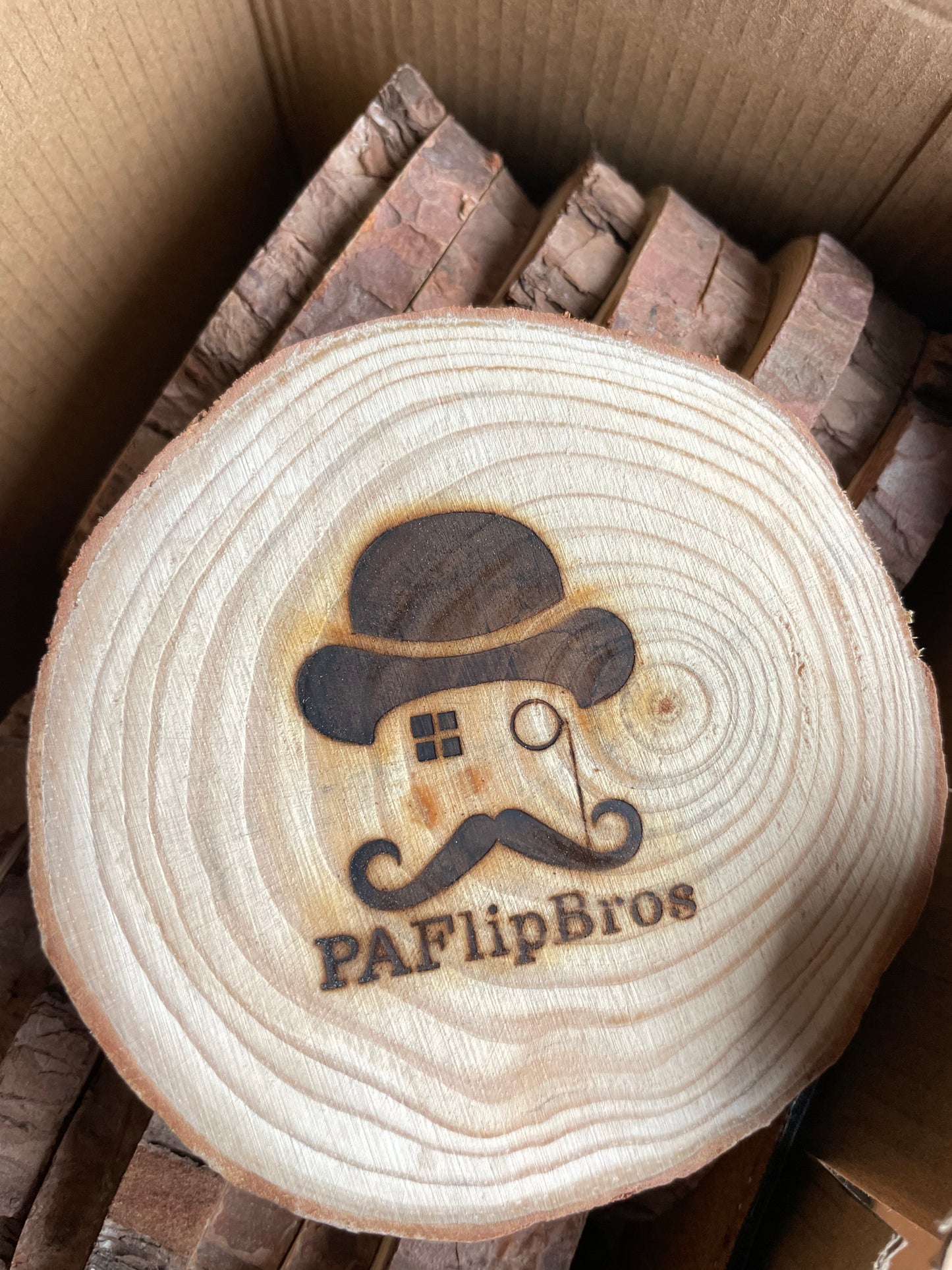 Wood FlipBros Coaster